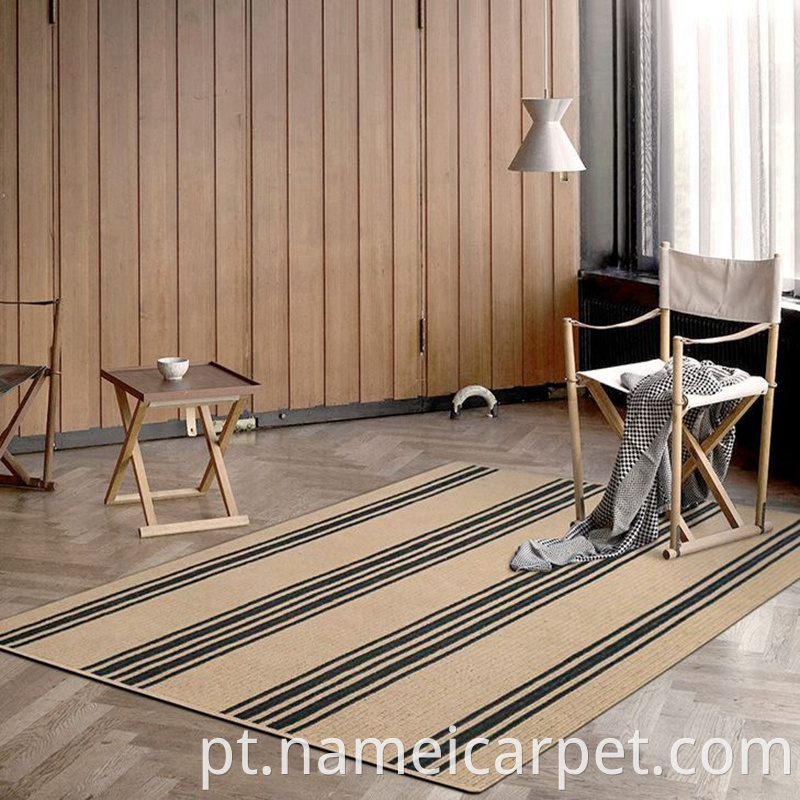 Jute Hemp Braided Wovencarpet Area Rug Floor Mats 86